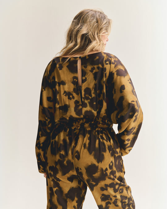 Cléa jumpsuit met print