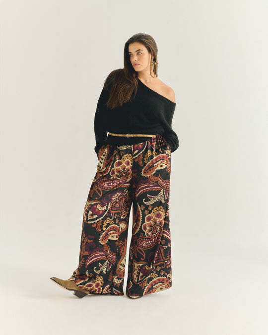 Broek met Levy print