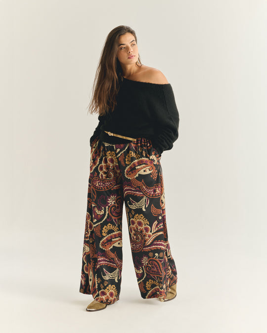 Broek met Levy print