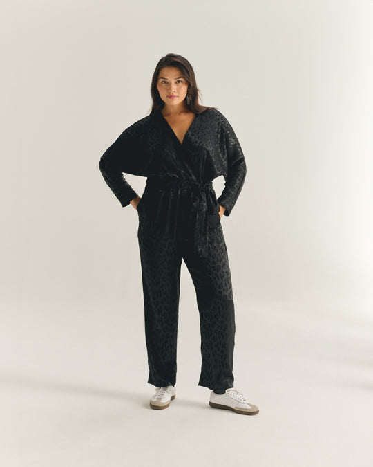 Cléa jacquard jumpsuit